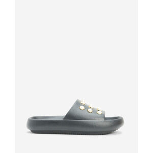 Kenneth Cole Mello Lightweight Pearl Platform Slide Sandal Black Size 9 240353